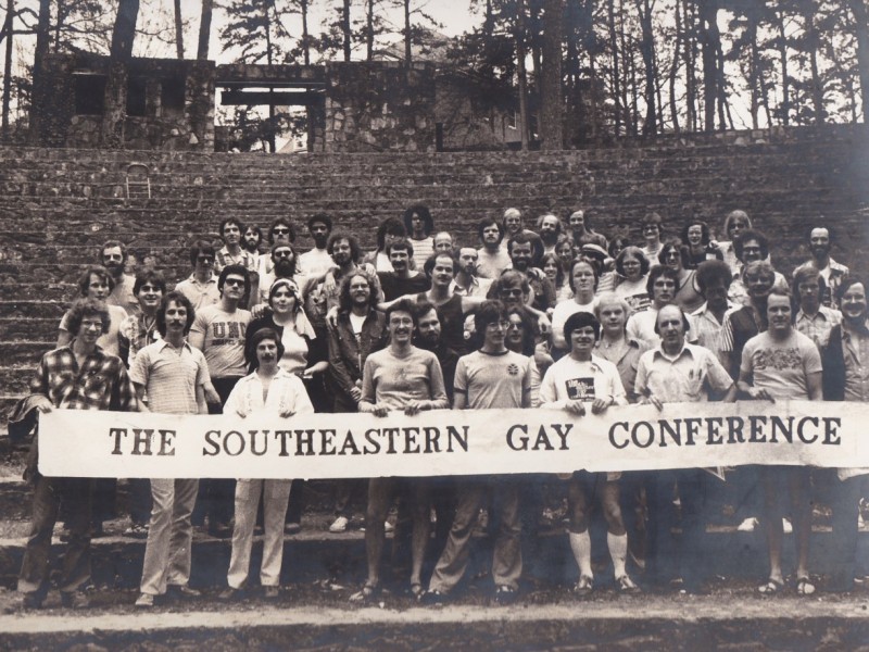 Southeastern Gay Conference Group Photo from the Carolina Gay Association Records in the University Archives